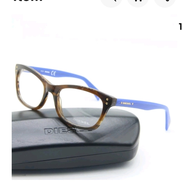Diesel blue brown eyeglass frames‎ NWT - Picture 1 of 8